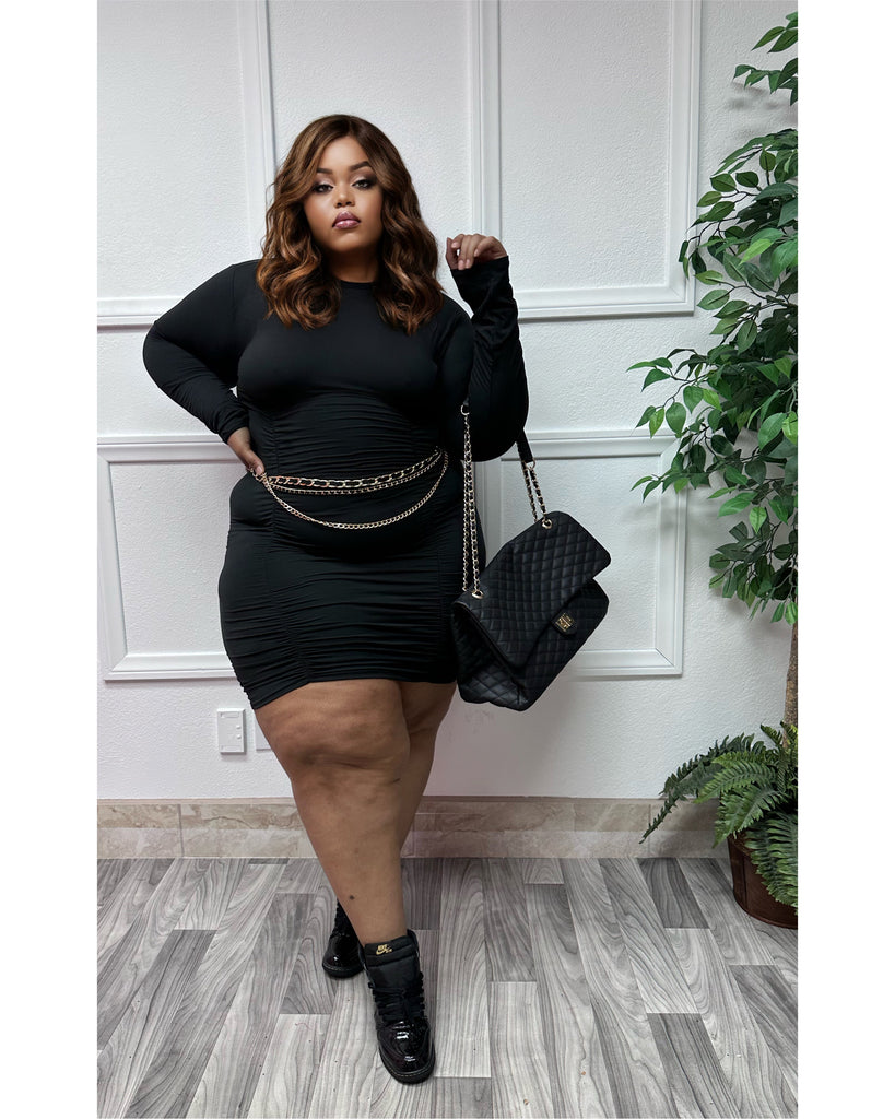 Black Jane + Size Bodycon Dress