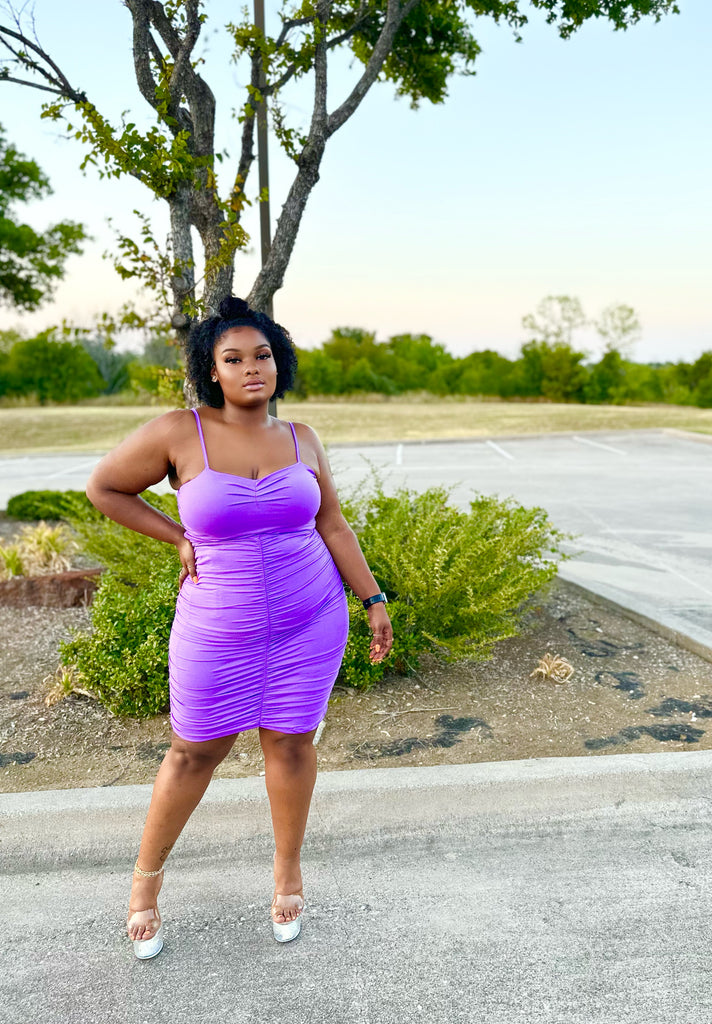 Purple passion + Size 2pcs Skirt Set